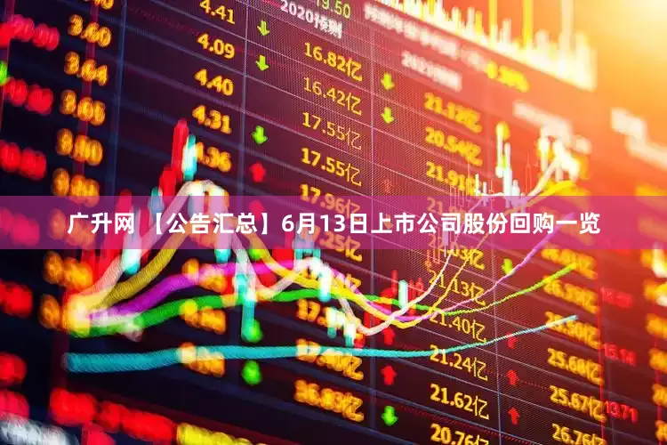 广升网 【公告汇总】6月13日上市公司股份回购一览